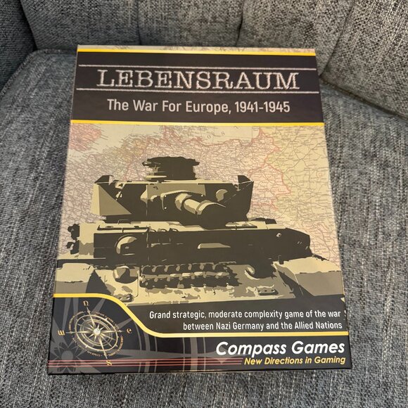 Lebensraum: The War For Europe, 1941-1945 (open, unpunched) Compass Games 1046 - Picture 1 of 12